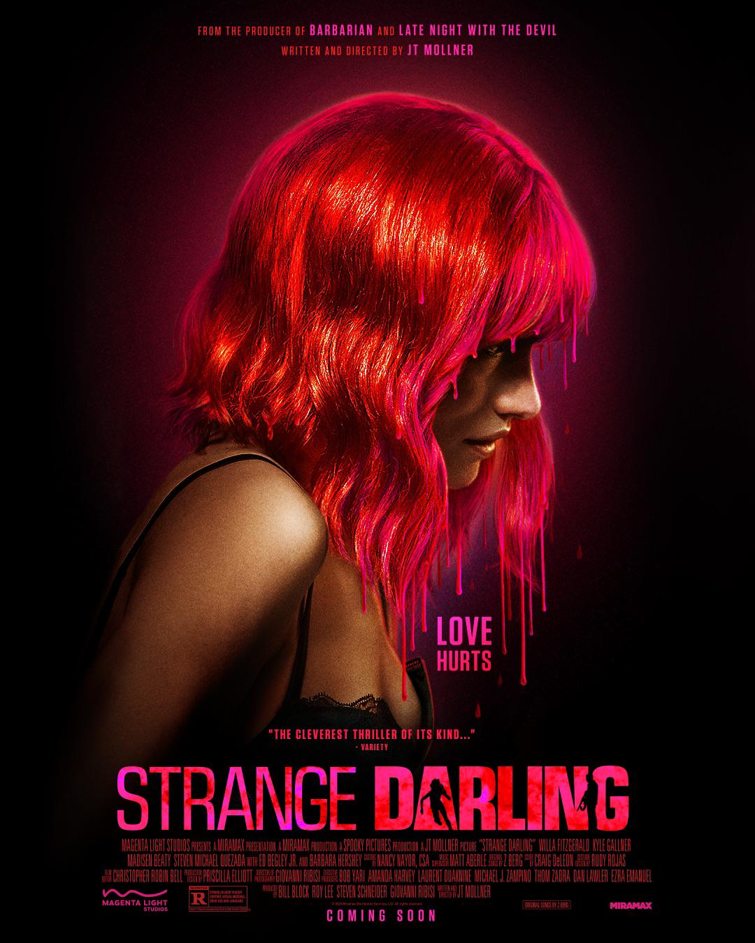 movie poster for strange darling